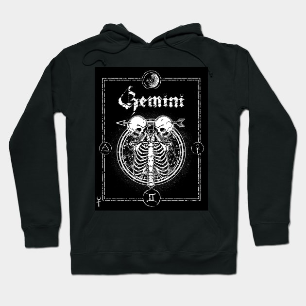 Gemini - Horrorscope Hoodie by Nell's Designs